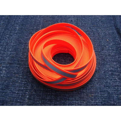 Beta Reflective 19 mm breit neon-orange, BioThane® , 20 m 